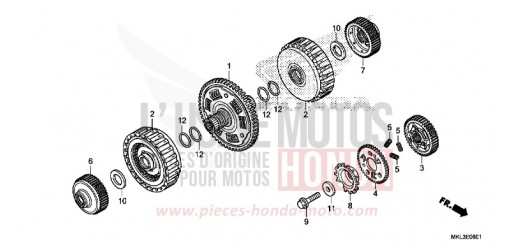 CLUTCH (NC750XD) NC750XDL de 2020